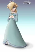 Rosalina in a Super Smash Bros. Brawl-like appearance.