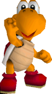 Fire Jumpy Koopa.