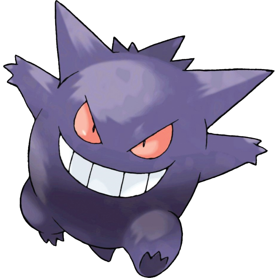 Pokemon Art Academy: F. P. 8: Shiny Mega Gengar by LordoftheFuzzys