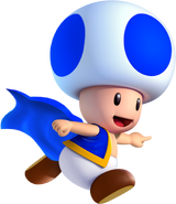 Cape Blue Toad from Super Mario World U