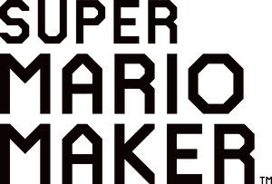 The Super Mario Maker logo.