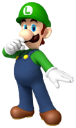 Luigi Voiced by Charles Martinet.