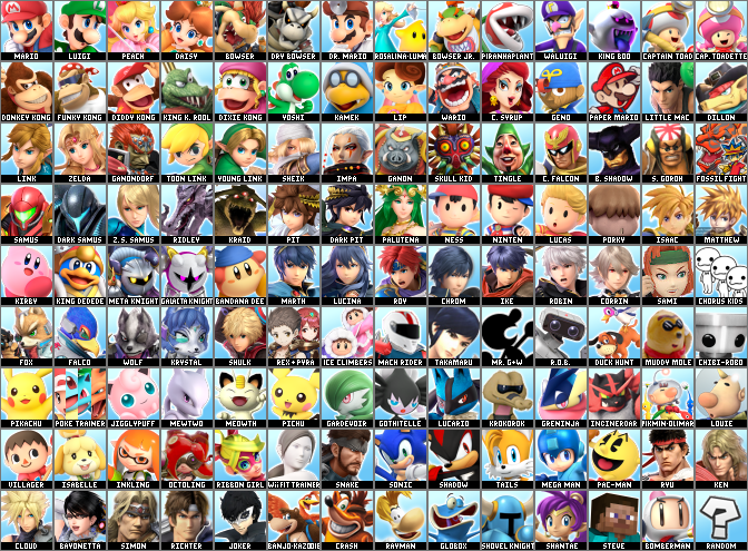 Nintendo should finally finish the trio of iconic and recognizeable Jump  'N' Run characters : r/SmashBrosUltimate