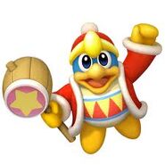 King Dedede jumping.