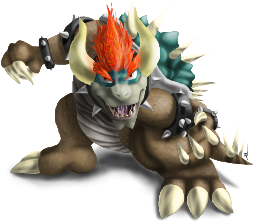 Bowser & Giga Bowser In Smash 64 