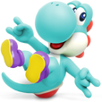 Light Blue Yoshi FOR YOSHI MEDIUM