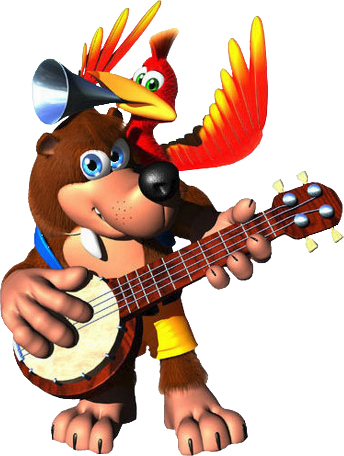 Banjo and Kazooie play Guitar Hero by anime_dragon_tamer - Fanart