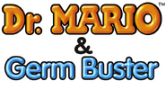 PAL logo for Dr. Mario Online Rx, called Dr. Mario & Germ Buster