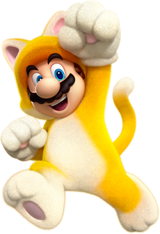 Super Mario 3D World Cat Mario Statue