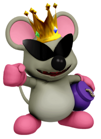 This is 'King Mouser', the main antagonist of the game.