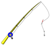 Fishing Rod (Throw the line to snatch opponents from far away)