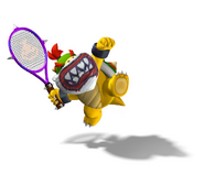 Bowser Jr.'s art from Mario Power Tennis.