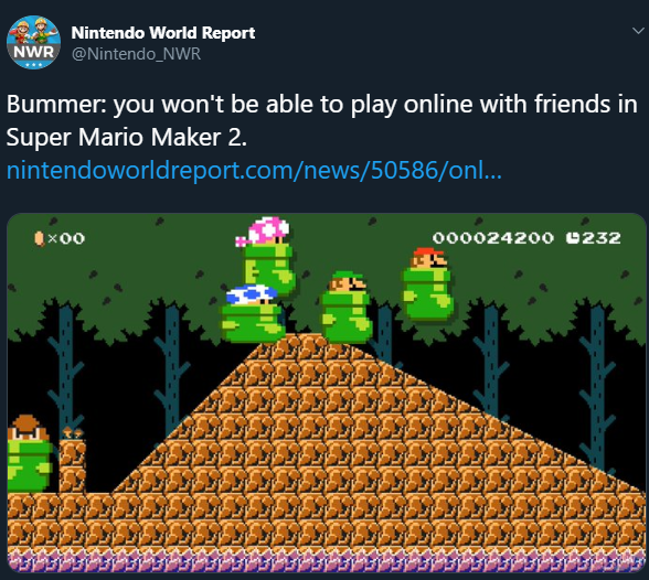 Mario Maker 2 To Be Updated for Online Friend Multiplayer - News - Nintendo  World Report