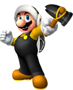 Hammer Mario in Super Mario Exploit and Newer Super Mario Bros Wii.