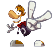 Rayman in Rayman Origins.