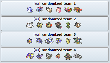 Randomized Pokemon Team Battle!, General Discussion