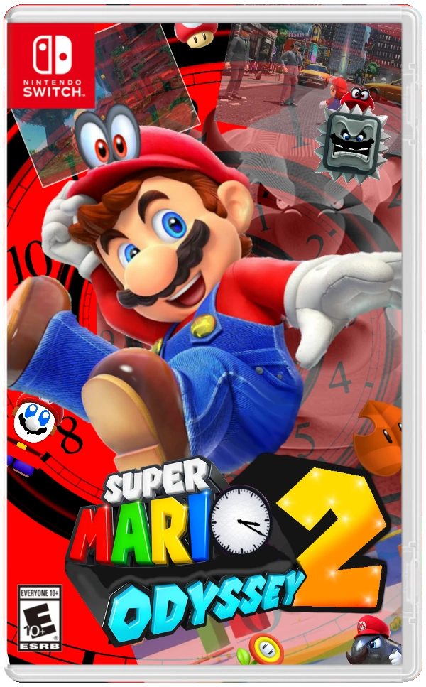 Officially Licensed Super Mario Odyssey 2-SIDED Poster Nintendo Switch  Promo Art