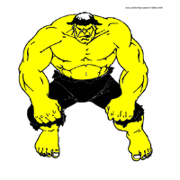 yellow hulk toy