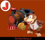 Donkey Kong Jr. in Mario Kart 9