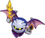 Meta Knight with his sword, Galaxia.