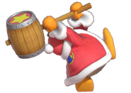 1.6.King Dedede holding his Hammer Overhead