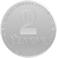 A Five Ýenovs-coin.