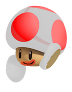 A Toadba, a big-lipped baby Toad and the game's basic Goomba equivalent.