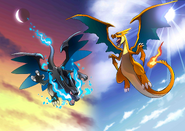 Charizard's Mega Evolutions, Mega Charizard X and Mega Charizard Y