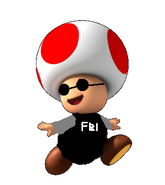 Toad's gotten suped up by the FBI and is ready to start!