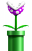 A purple Piranha Plant