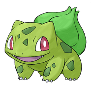 Shiny Bulbasaur's artwork.