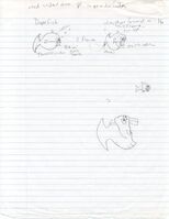 Original sketch by Tom Hall for the Dopefish.