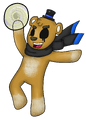 Unten's Golden Freddy Fazbear/Fredbear Skin from Fantendo Ultimate Alliance: Remix, Art by Y