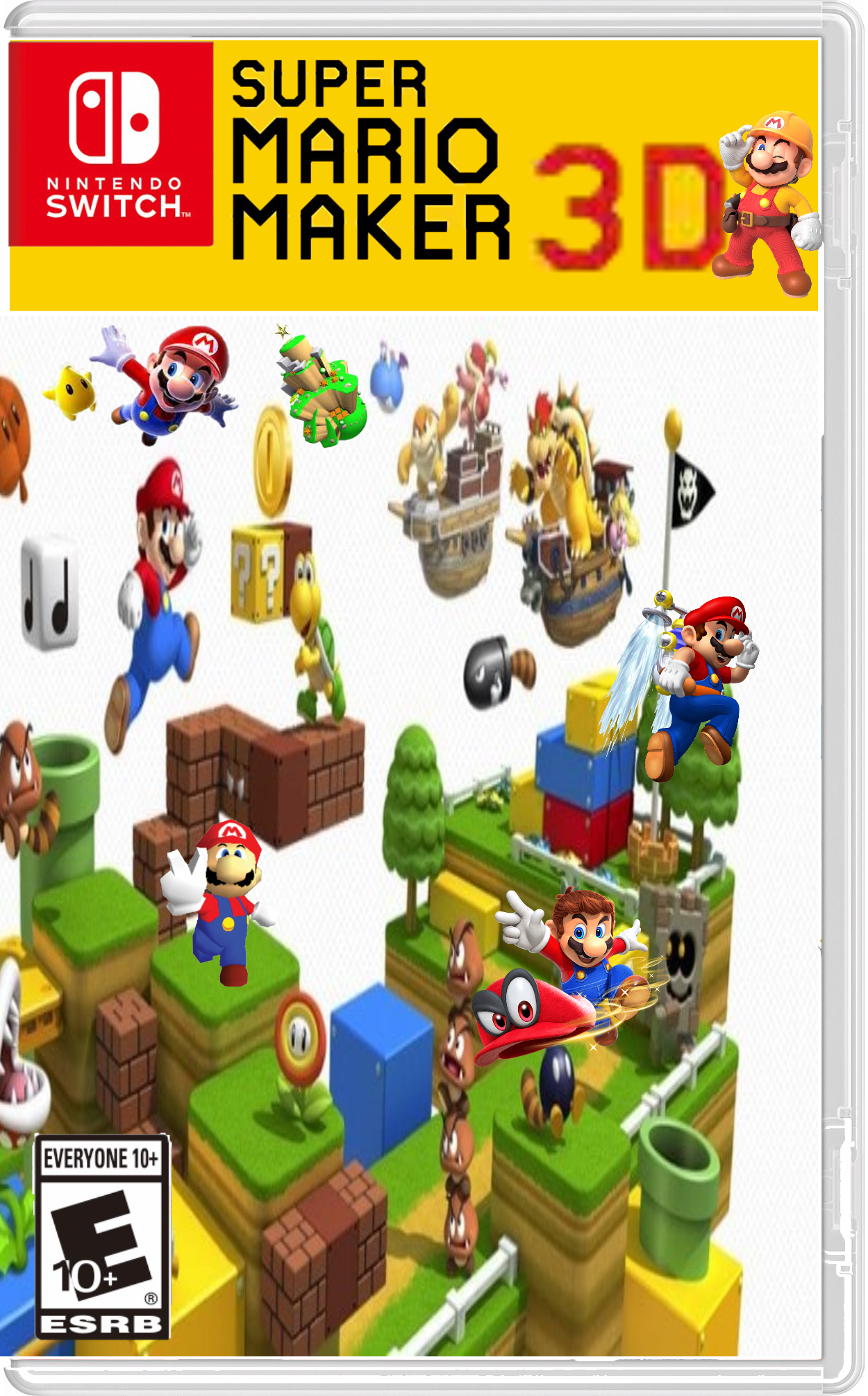Super Mario 64 Gallery Set ALL 10 Paintings From the Game canvas Prints 