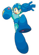 Megaman's normal artwork.