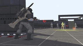 Lars after mysteriously finding an  exchanges fire with Imperial Troops after finding the meds he needed to heal both his and Katilin's wound's on October 27th, 2021...