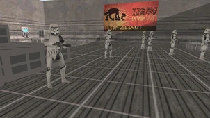 Imperial forces in the Main Hall of Fort Naroka