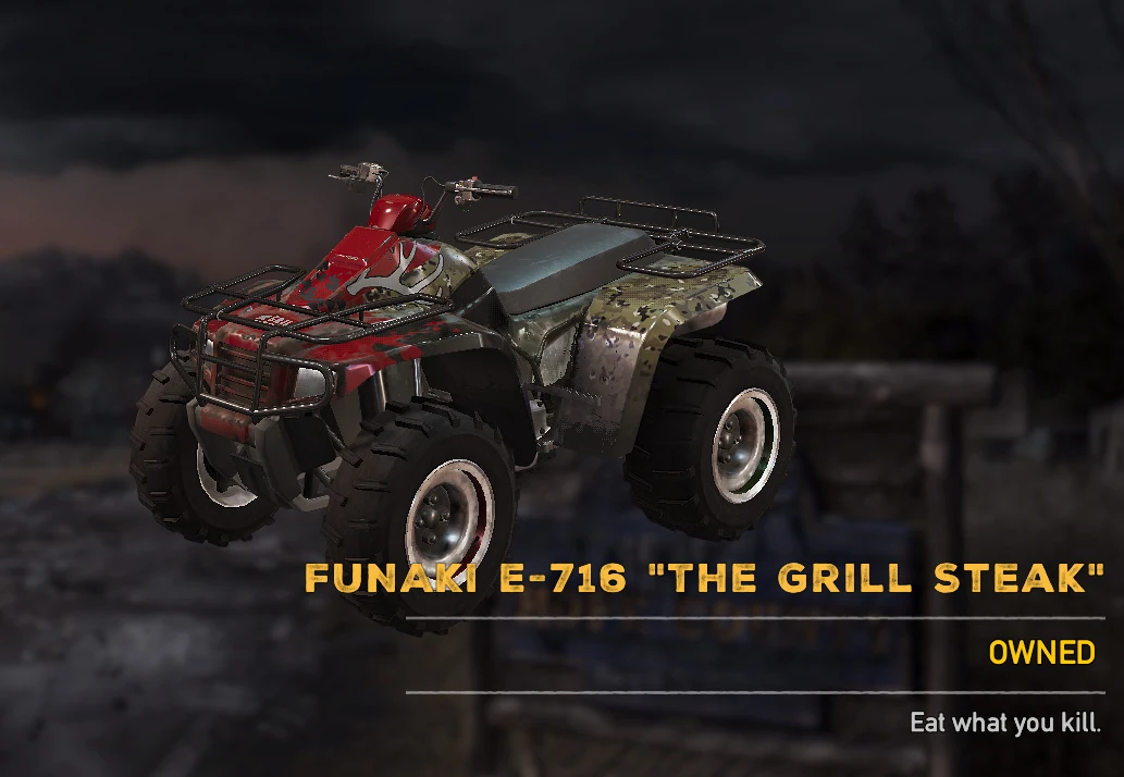 Funaki E716 "The Grill Steak" Far Cry Wiki Fandom