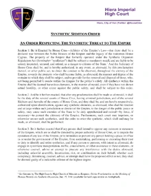 Synthetic-Sedition-Order-Page 1