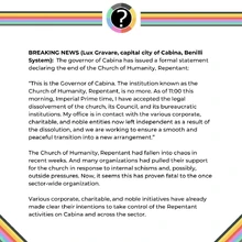 CHR Dissolution Press Release