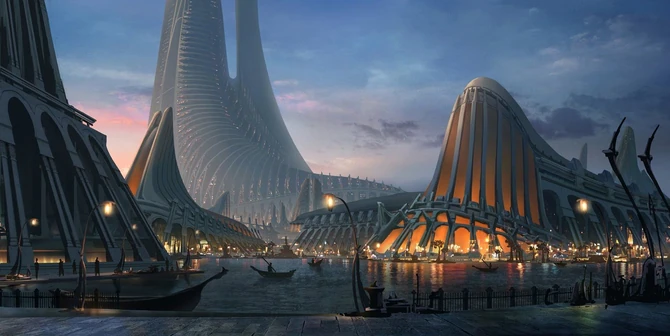 A common view along city canals Tiber's Cities