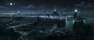 Necropolis. Source: https://blueroguevyse.deviantart.com/art/Pyramid-City-428074675