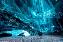Ice Gardens. source: http://www.dailymail.co.uk/news/article-3328649/Fire-ice-Breathtaking-photos-capture-sparks-flying-amid-walls-emerald-blue-ice-inside-one-Europe-s-largest-glaciers.html