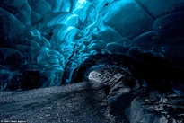 Ice Garden. Source: http://www.dailymail.co.uk/news/article-3328649/Fire-ice-Breathtaking-photos-capture-sparks-flying-amid-walls-emerald-blue-ice-inside-one-Europe-s-largest-glaciers.html