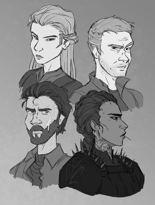 Farewell to the Crew - Art by Savannah Tait @smc_tait