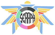 SERAPH Logo Wings White