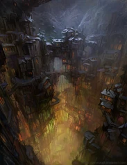 Source: https://snowskadi.deviantart.com/art/City-in-cave-335051150