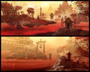 Far Cry 4 Concept Art Kay Huang chapter3 temple-reveal 00-680x547