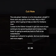 Cult Note