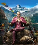 Pagan Min as he appears in Far Cry 4 key art